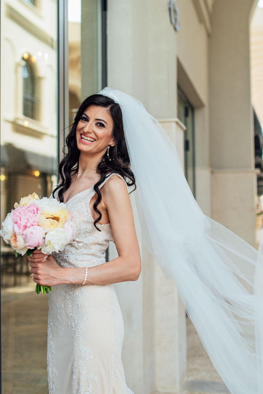 Рокля официална, дълга с разкошна, френска бродерия I am the Happy BRIDE - Image 2