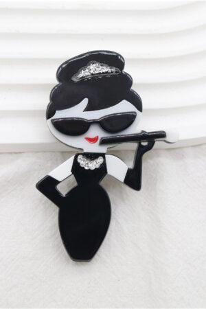 Брошка Одри Хепбърн Audrey Hepburn