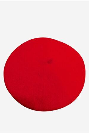 Френска барета в червен цвят Red French Beret