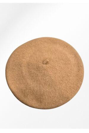 Френска барета в карамелен цвят Caramel French Beret