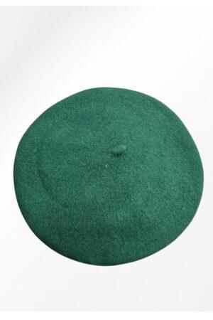 Френска барета в зелен цвят Amazon Green French Beret
