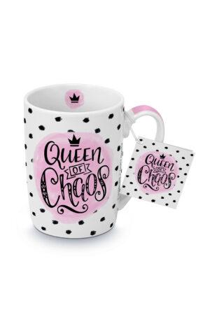 Арт чаша с надпис Кралица на хаоса Queen of Chaous
