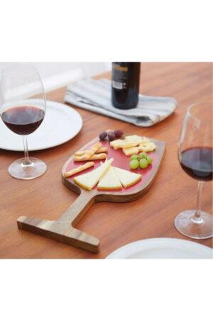 Плато за сирена във формата на чаша вино The Wine