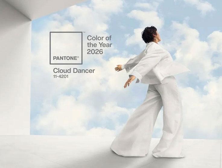 Read more about the article Цветът на Pantone за 2026 г. е Cloud Dancer (PANTONE 11-4201)