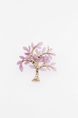 Брошка дърво на живота лилаво Purple Life