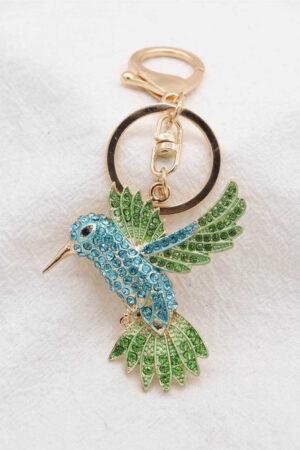 Ключодържател колибри зелено Colibri in green