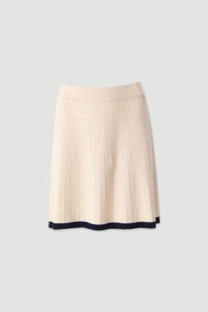 Пола къса бежава Soft Ivory Knit