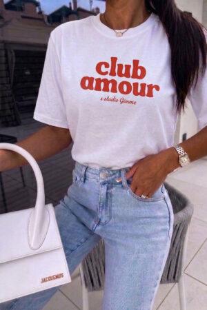 Тениска 100% памук Club Amour